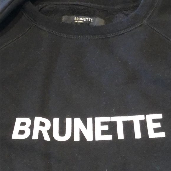 Brunette The Label Sweatshirt- Never Worn - Picture 2 of 4